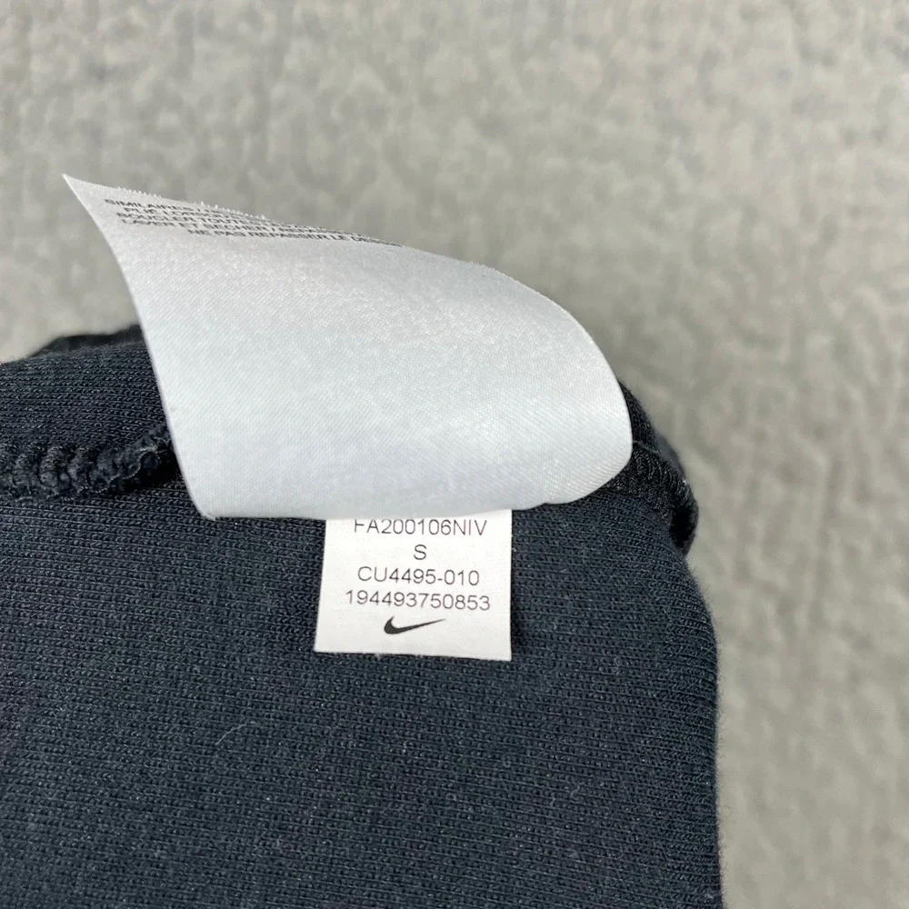 Nike Tech Fleece Joggers Mens Small Black CU4495-010 Sweatpants Tapered Slim Fit